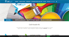 Desktop Screenshot of cellifestek.hu